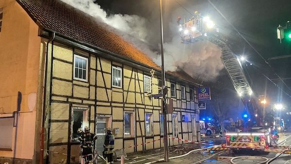 Fachwerkhausbrand in Dortmund-Asseln