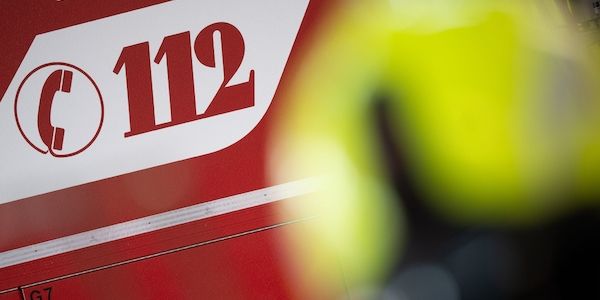 Gebäude in Schwedt/Oder im Landkreis Uckermark in Brand geraten
