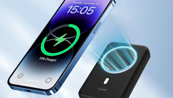 Magnetisch, stark & flexibel – Powerbank mit Qi, MagSafe & 3 integrierten Kabeln!