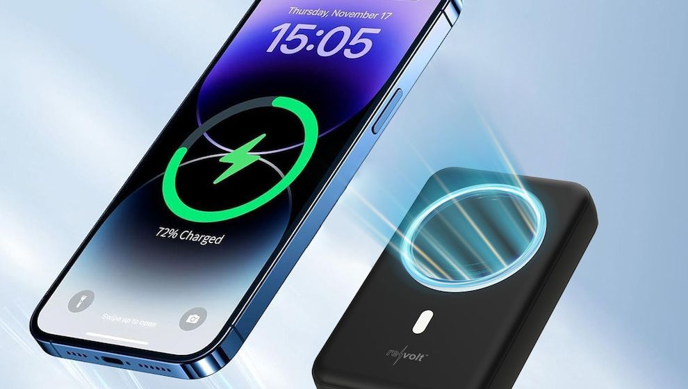 Magnetisch, stark & flexibel – Powerbank mit Qi, MagSafe & 3 integrierten Kabeln!