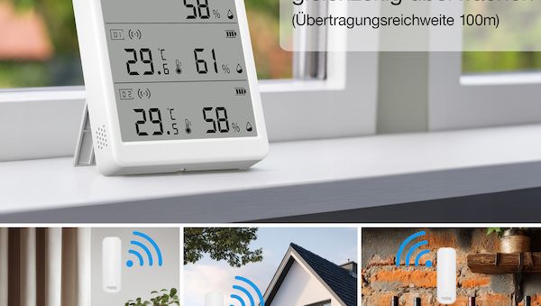 Klimaüberwachung auf einen Blick – Temperatur & Luftfeuchte per WLAN kontrollieren