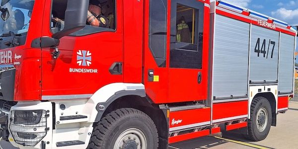 Linienbus brennt im Münchner Stadtteil Bogenhausen