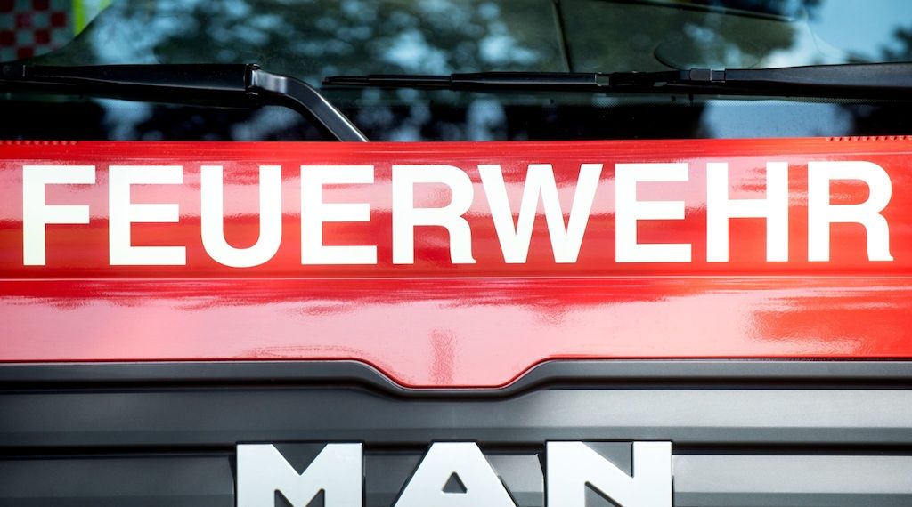 Lkw fängt Feuer auf A10 Anschlussstelle Ludwigsfelde-West