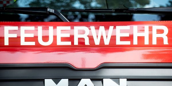 Lkw fängt Feuer auf A10 Anschlussstelle Ludwigsfelde-West