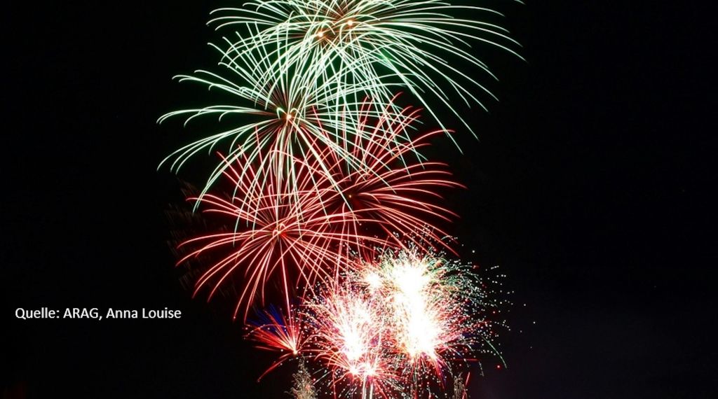 Jahresende mit Knall