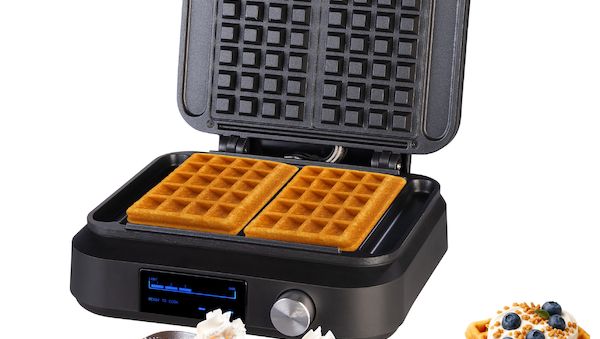 Zwei belgische Waffeln auf einmal – schnell, fluffig & perfekt gebräunt
