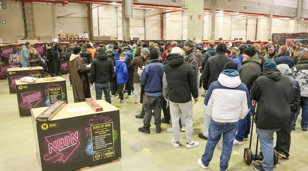 Ansturm auf Feuerwerk für Silvester