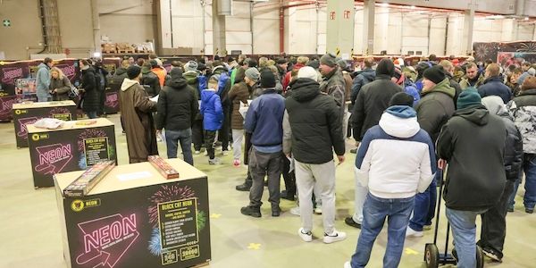 Ansturm auf Feuerwerk für Silvester