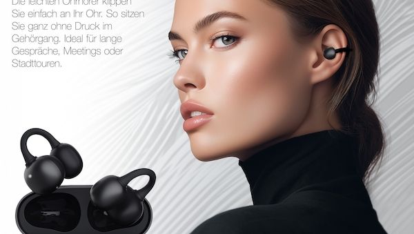 Offener Sound für unterwegs – komfortables Open-Ear-Headset mit Bluetooth 6.0