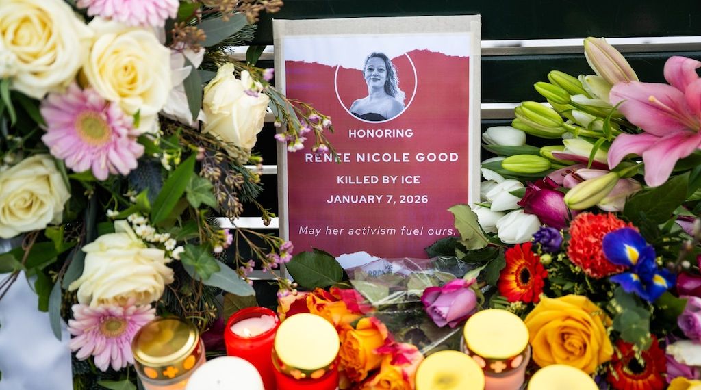 Mahnwache am Brandenburger Tor für getötete US-Amerikanerin Renee Nicole Good