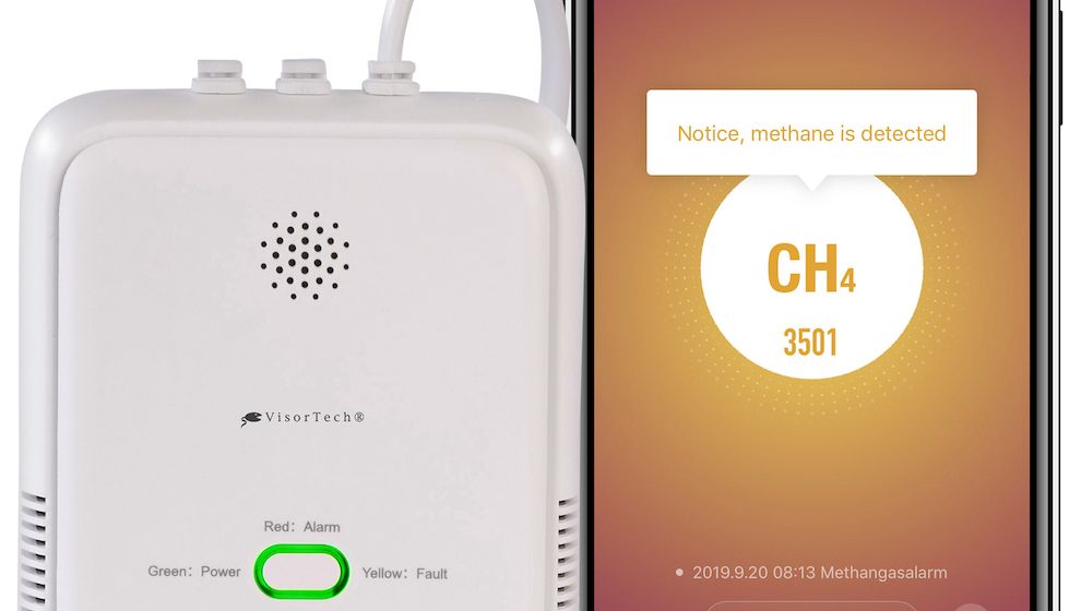 Smarte Gaswarnung für Zuhause – sofortiger Alarm lokal & per App