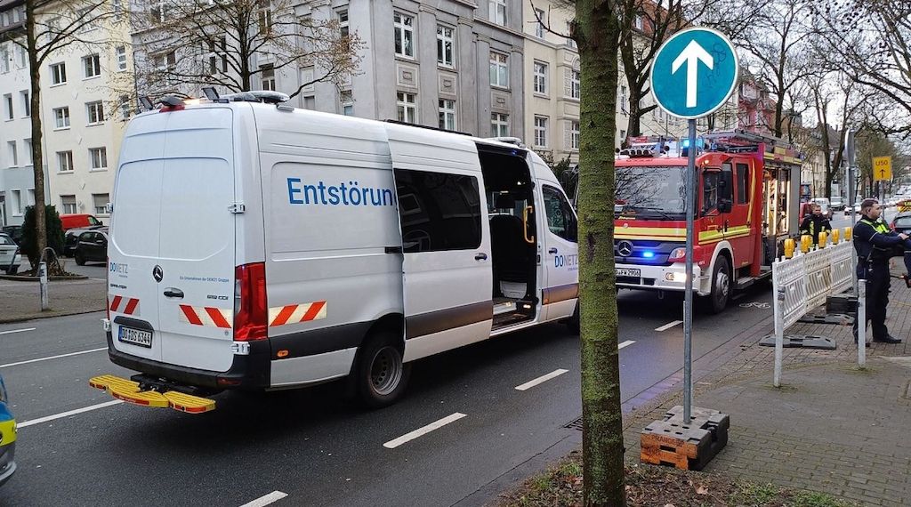 Gasausströmung in Dortmund-Mitte