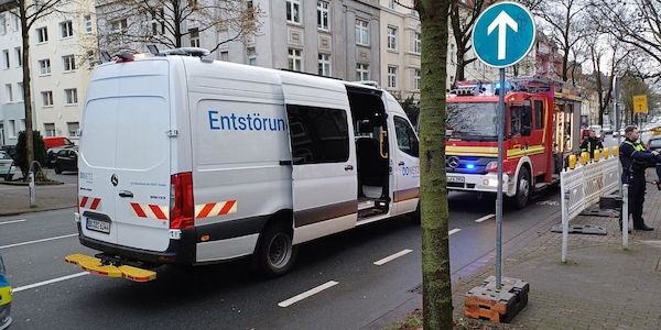 Gasausströmung in Dortmund-Mitte