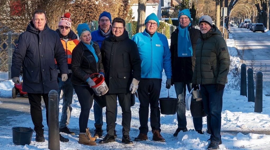 Glatteis in Heiligensee: CDU-Ortsverband wird nach Bürgerhinweisen aktiv