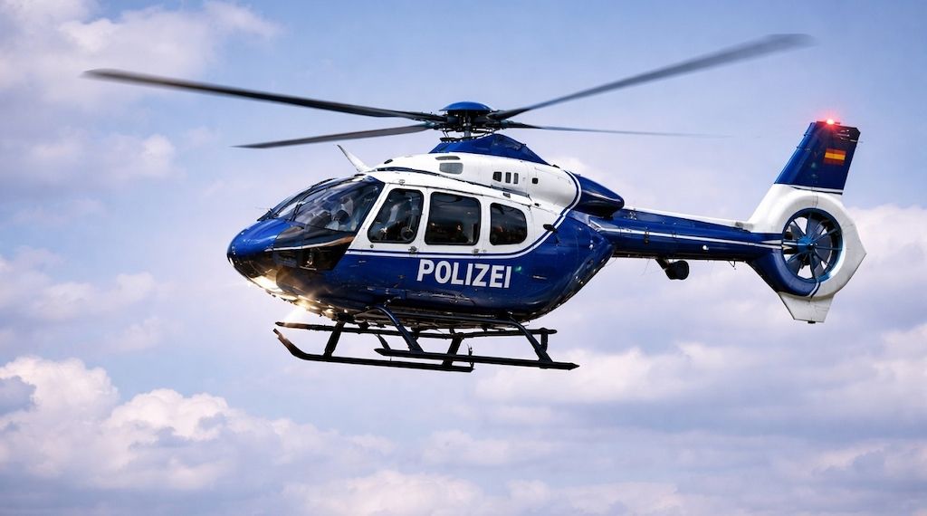 Bundeswehr übt mit Hubschraubern über Berliner Westen