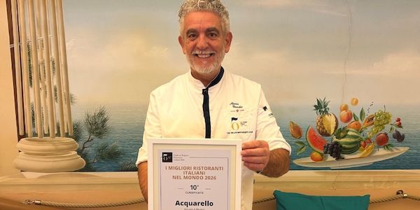 Mario Gambas Acquarello auch 2026 weltweit spitze - ICON Sonderpreis für den besten Business Lunch weltweit