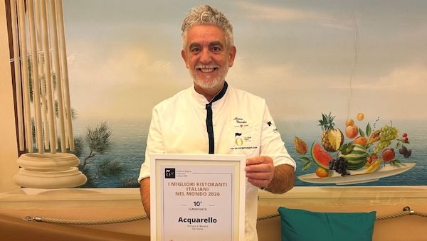 Mario Gambas Acquarello auch 2026 weltweit spitze - ICON Sonderpreis für den besten Business Lunch weltweit