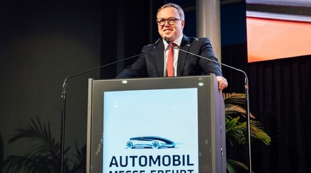 Eröffnung der Automobilmesse in Erfurt gestartet 