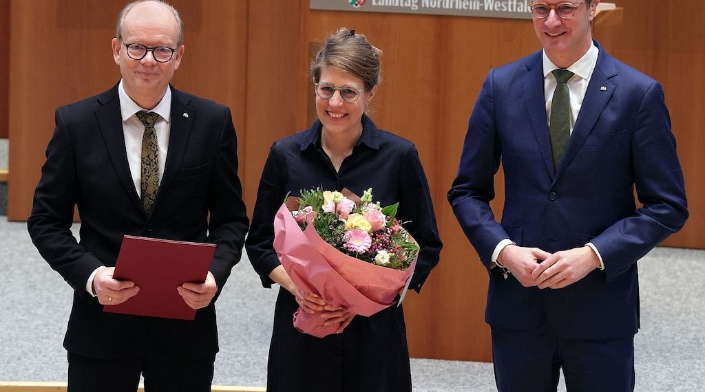 Verena Schäffer als Ministerin in NRW vereidigt