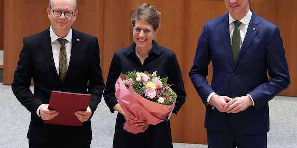 Verena Schäffer als Ministerin in NRW vereidigt