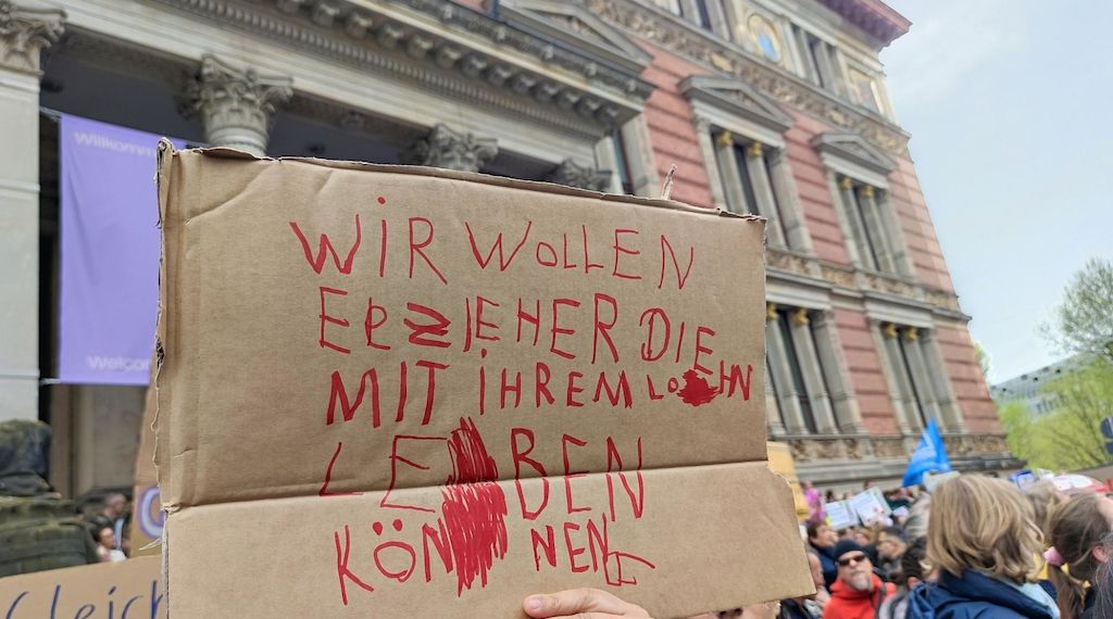 Grüne unterstützen Streiks für bessere Arbeitsbedingungen in Bildungseinrichtungen