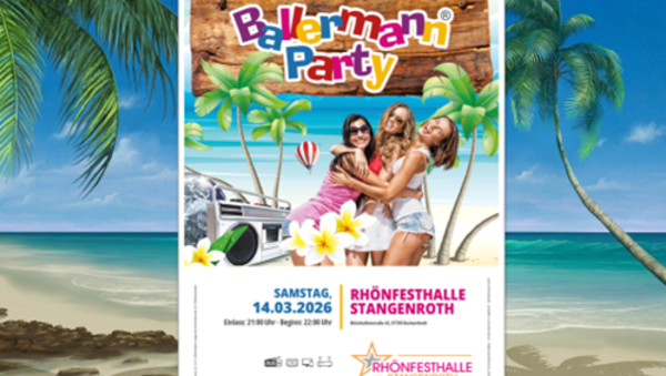 Saisoneröffnung: Stangenroth lädt zur originalen Ballermann Party ein