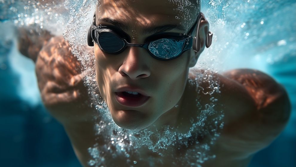 Musik & Motivation bei jedem Wetter – wasserdichter Knochenschall-Kopfhörer mit MP3-Player