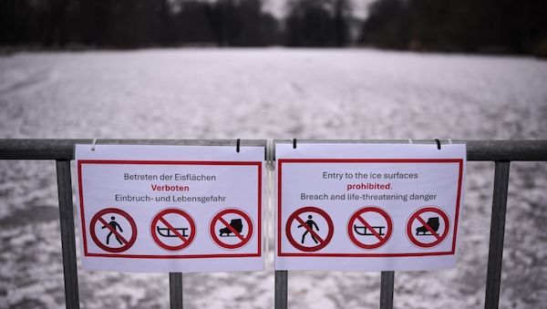 Mehrere Eisrettungen in Brandenburg seit Jahresbeginn
