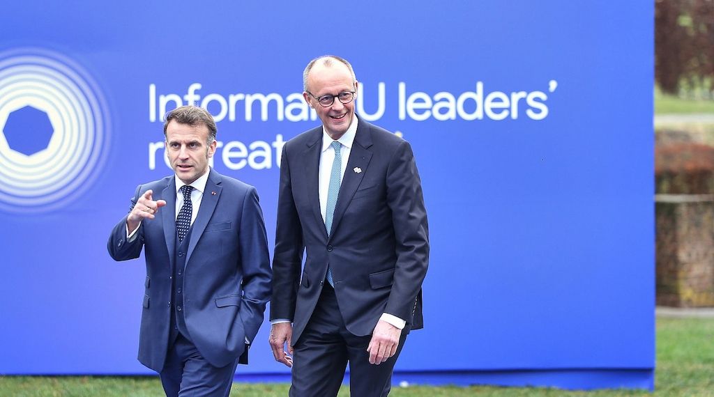 EU-Gipfeltreffen: Merz und Macron demonstrieren Einigkeit