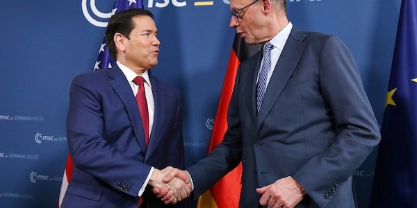 Merz mit US-Außenminister zusammengetroffen