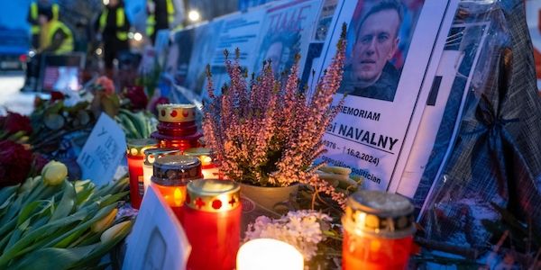 Gedenken an Kremlgegner Nawalny in Berlin