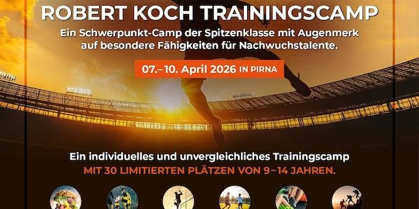 Jetzt noch dabei sein: Exklusives Fußballtrainingscamp im April mit Robert Koch in Pirna