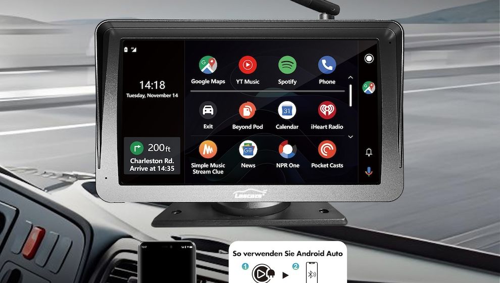 Smarte Rückfahrhilfe mit Multimedia – kabellos, solarbetrieben & appfähig