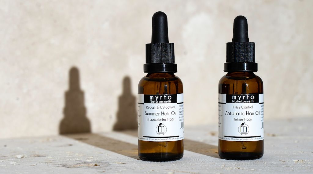 Myrto Naturkosmetik - Tipps für die Anwendung der myrto Bio Haarölen 