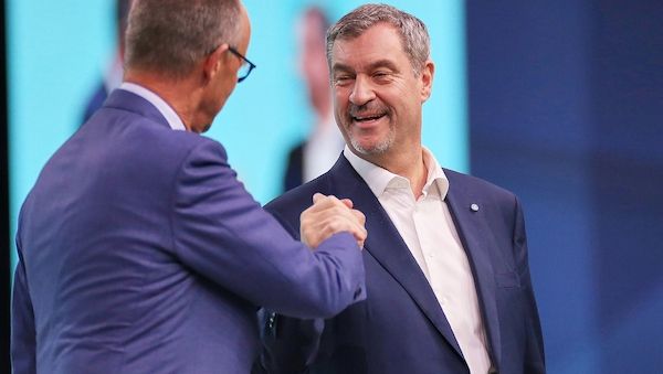 Söder lobt Merz als "unseren Trumpf bei Trump"