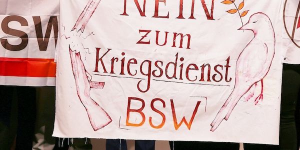 BSW wirbt mit neuer Web-App für die Verweigerung des Wehrdienstes
