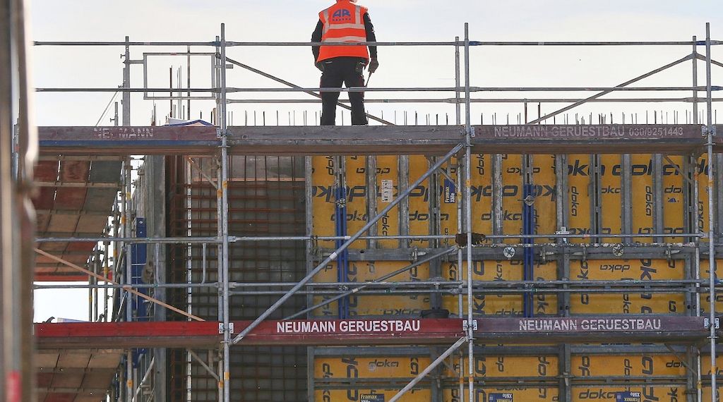 Bauproduktion in NRW im Dezember deutlich gestiegen