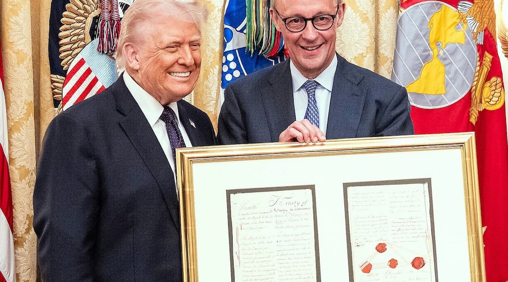 Trump bekommt von Merz Kopie von Handelsvertrag mit Preußen