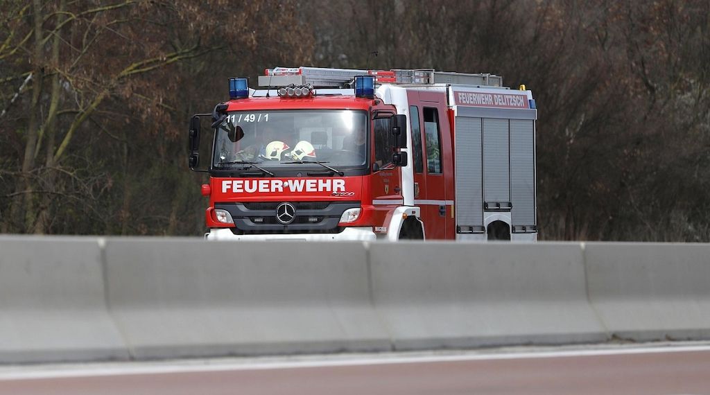 Verkehrsunfall und mehrere Brände im Raum Leipzig