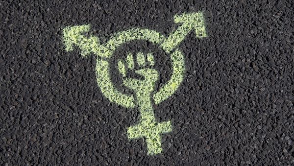 Zum internationalen Frauentag ziehen Frauen vors Rote Rathaus