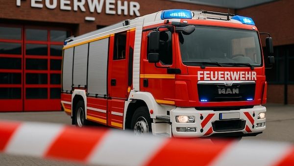 Mann bei Brand in Strausberg schwer verletzt