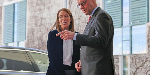 Merz spricht mit EU-Parlamentspräsidentin über Europäischen Rat