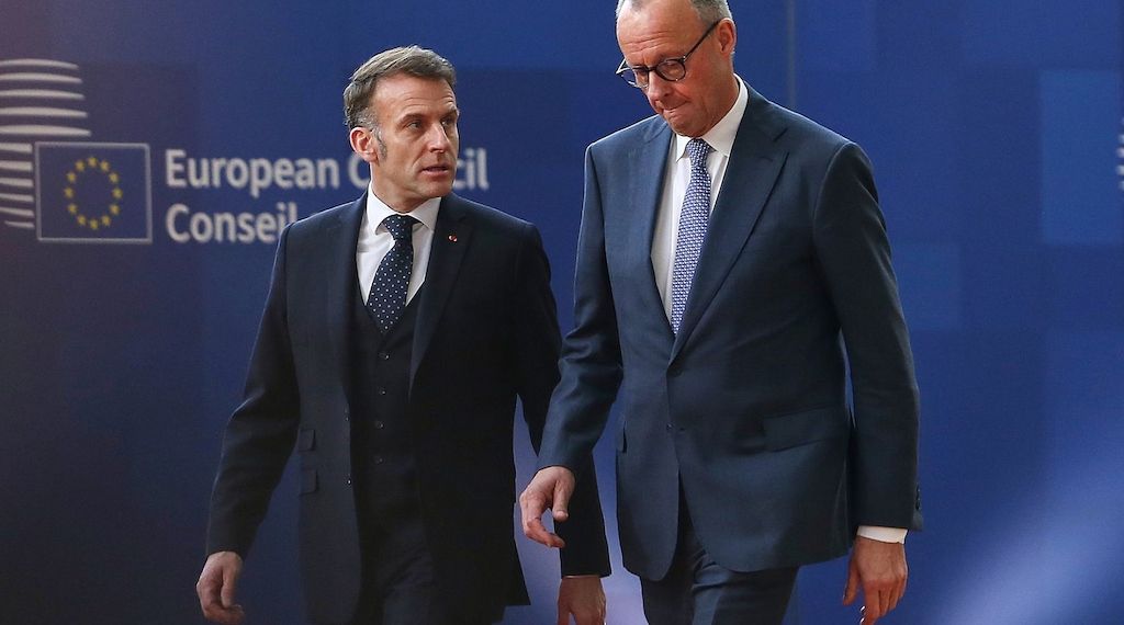 Merz und Macron demonstrieren beim EU-Gipfel Geschlossenheit