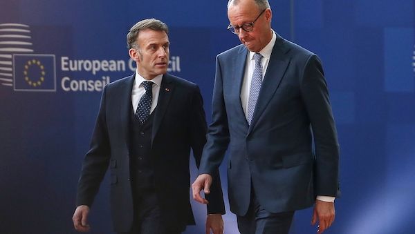 Merz und Macron demonstrieren beim EU-Gipfel Geschlossenheit