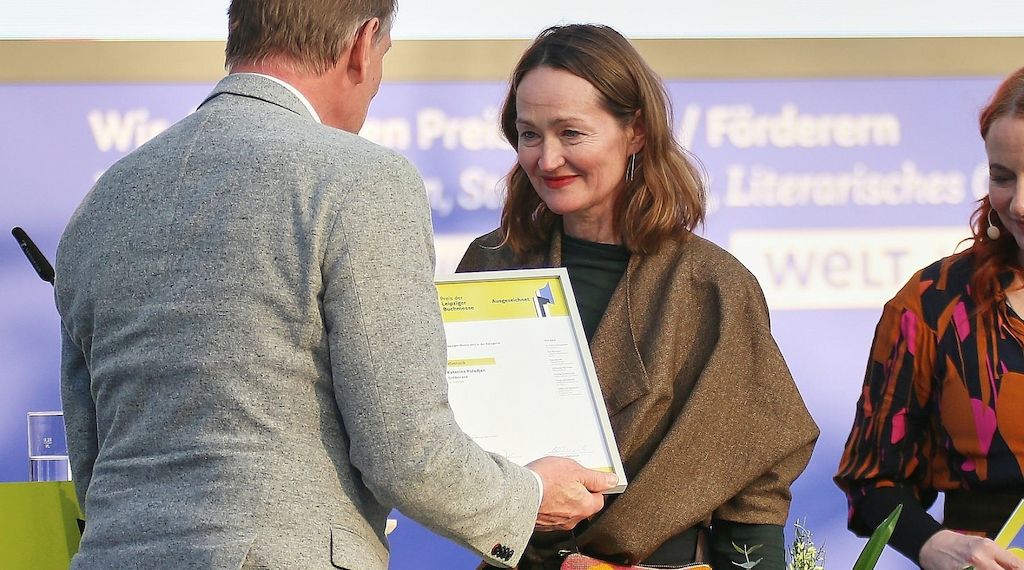 Katerina Poladjan bekommt Preis der Leipziger Buchmesse