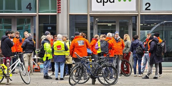 Gewerkschaft mit Streik bei dpa zufrieden
