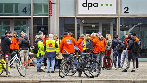 Gewerkschaft mit Streik bei dpa zufrieden