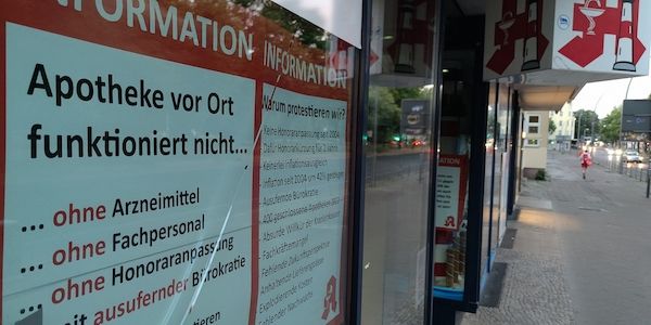 Protest der Apotheken - Krankenkassen weisen Forderungen zurück