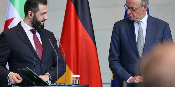 Merz sagt Syrien Unterstützung beim Wiederaufbau zu