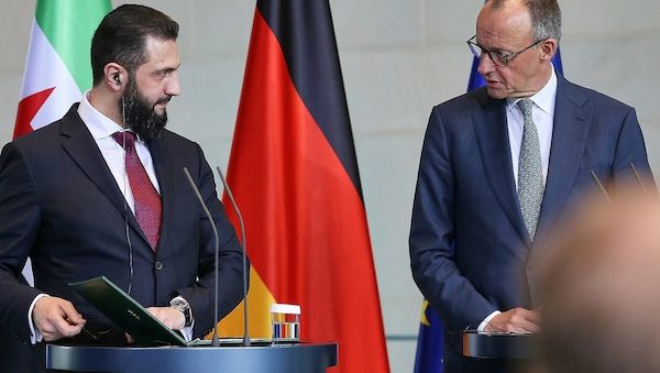 Merz sagt Syrien Unterstützung beim Wiederaufbau zu